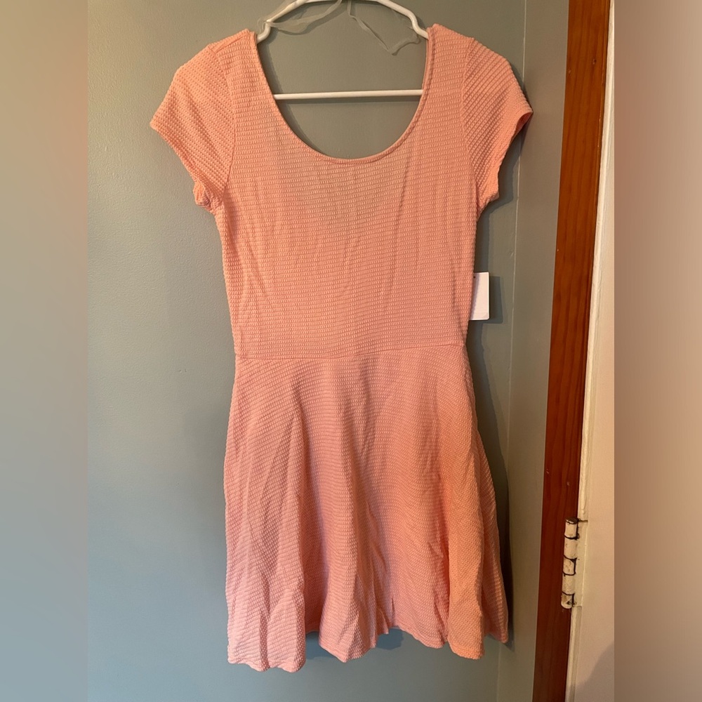 NWT peach mini dress